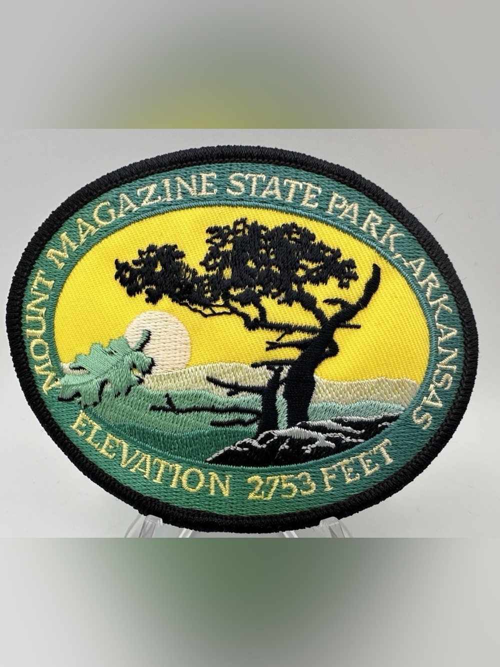 Mount Magazine State Park Arkansas Embroidered Patch Elevation 2753 ft Souvenir